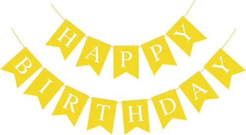 Miniatura 19 de Hooqict Cartel de feliz cumpleaños negro para telón de fondo, decoraciones de cumpleaños negras para hombres y mujeres, suministros de fiesta