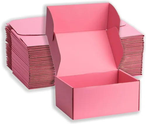 Miniatura 27 de Cajas de envío pequeñas de 6 x 4 x 3 pulgadas, cajas de cartón corrugado negro (paquete de 20) para correo, embalaje, pequeñas empresas y embalaje