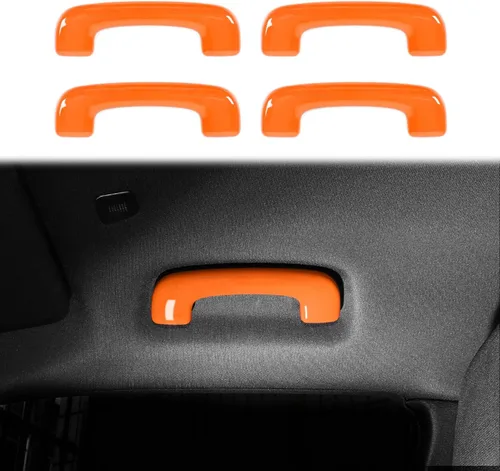Miniatura 8 de Voodonala Cubierta para manija superior de techo para cargador para Dodge Charger 2015-2026+ Accesorios interiores, ABS púrpura 4 piezas
