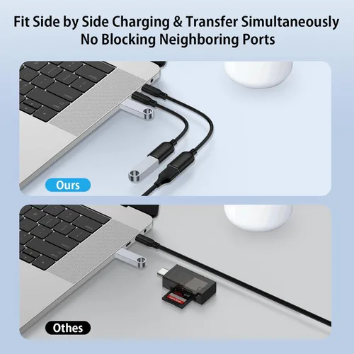Miniatura 3 de Adaptador USB C a USB OTG para Android, 5Gbps On The Go USB3.0 USBC macho a USB-A hembra Adaptador Android OTG Cable para Samsung Galaxy S26 S25 FE