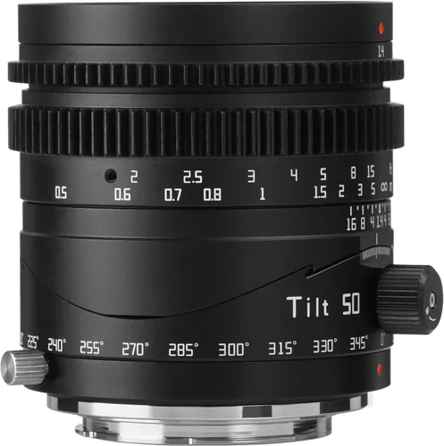TTARTISAN Lente inclinable de 1.969 in f1.4 de marco completo, enfoque manual, lente vertical, cámara sin espejo de gran apertura compatible con