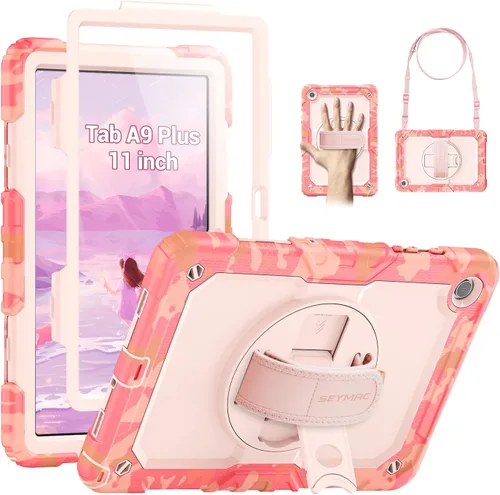 Miniatura 12 de SEYMAC Funda para Samsung Galaxy Tab A9+/ A9 Plus Funda de 11 pulgadas 2023 (SM-X210/X216/X218), de servicio pesado resistente a prueba de golpes