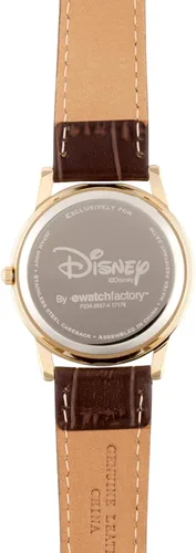 Miniatura 3 de Disney Mickey Mouse Adult Classic Cardiff Articulating Hands Analog Quartz Leather Strap Watch