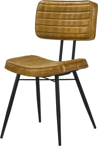 Miniatura 6 de Coaster Home Furnishings - Misty - Cuero y metal - Sillas laterales de comedor tapizadas con asiento y respaldo copetudos - Comedor y cocina casera