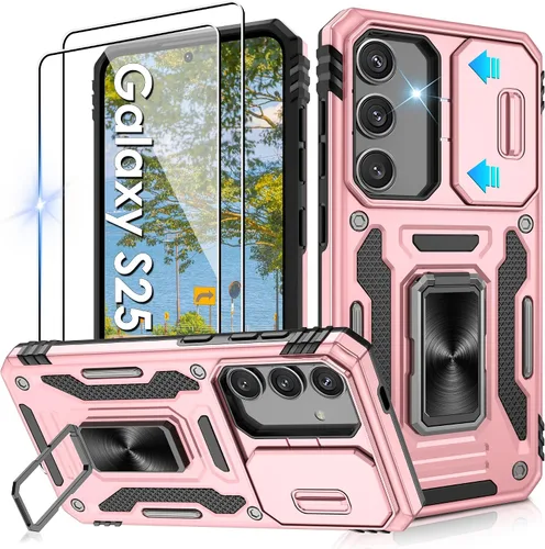 Miniatura 126 de Gritup para Samsung Galaxy S22 Funda con protectores de pantalla HD de 2 paquetes y cubierta deslizante para la cámara, protección contra caídas