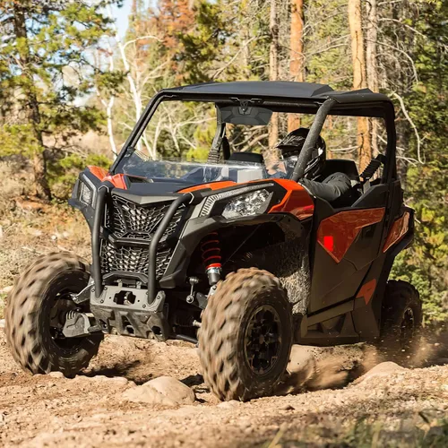 Miniatura 7 de Kemimoto Espejo central UTV, espejo interior central de visión trasera, compatible con Can Am Maverick Trail Sport MAX Commander 2018-2025, repuesto