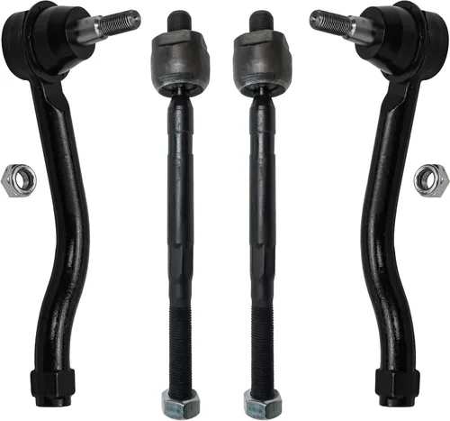 Miniatura 87 de Detroit Axle - 4 barras de acoplamiento delanteras para Kia Forte Koup 14-17, 14-18 Forte Forte5, 4 extremos de barra de acoplamiento exteriores e
