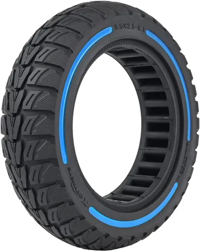 Miniatura 16 de Reemplazo de neumático sólido todoterreno de 9.5 x 2.5-6.1 para NIU KQi3 Pro/Max/Sport Scooter - Sin pinchazos, mantenimiento sin complicaciones
