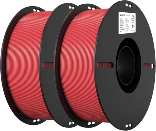 Miniatura 46 de Creality Filamento PLA+ Negro 1.75mm, filamento para impresora 3D de alta resistencia y sin enredos, embalaje al vacío, filamento para impresión 3D