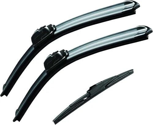 Limpiaparabrisas prémium para todas las estaciones para Nissan Rogue 2008-2013, Rogue Select 2014-2015, Toyota Yaris 2006-2011, 2 delanteros y 1