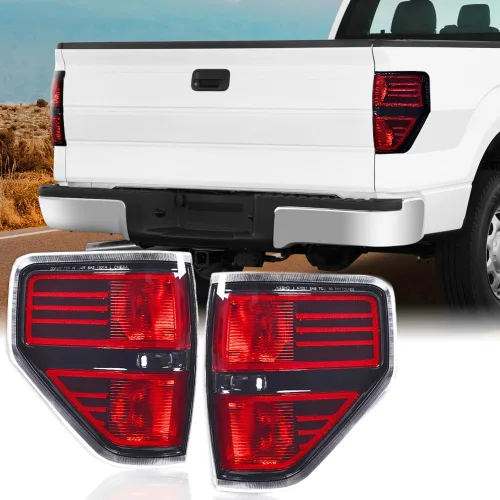 Miniatura 7 de G-PLUS Luces Traseras Lámpara Trasera, Compatible con Ford F150 2/4 Puertas 2009-2014, No Compatible con Modelos Flareside, No Compatible