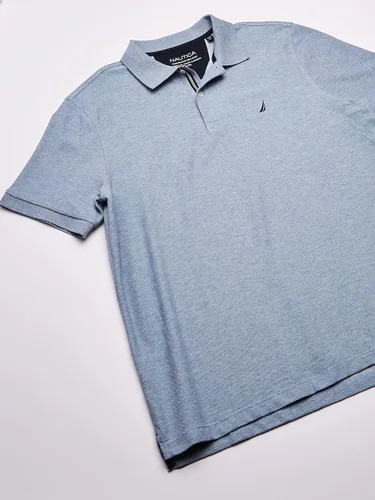 Miniatura 3 de Nautica playera polo clásica de mangas cortas color sólido para hombre