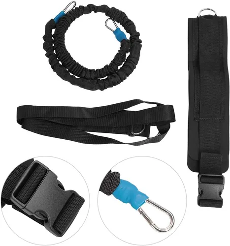 Miniatura 4 de Cinturón de entrenamiento dinámico multifuncional, bandas de ejercicio para correr, velocidad de aceleración, cuerda elástica para correr de fuerza