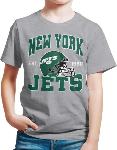 Miniatura 26 de Junk Food Clothing x NFL - Casco de equipo - Camiseta de manga corta para niños y niñas con licencia oficial de la NFL