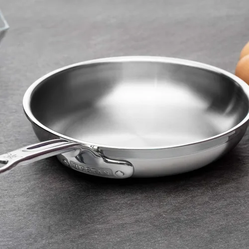 Miniatura 6 de Hestan - Colección ProBond - Sartén para freír profesional de acero inoxidable revestido, compatible con placa de inducción, 8.5 pulgadas