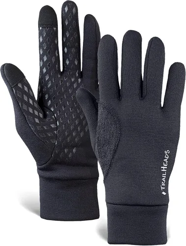 Guantes de correr para hombre, modelo Power Stretch, de la marca TrailHeads, compatibles con pantallas táctiles