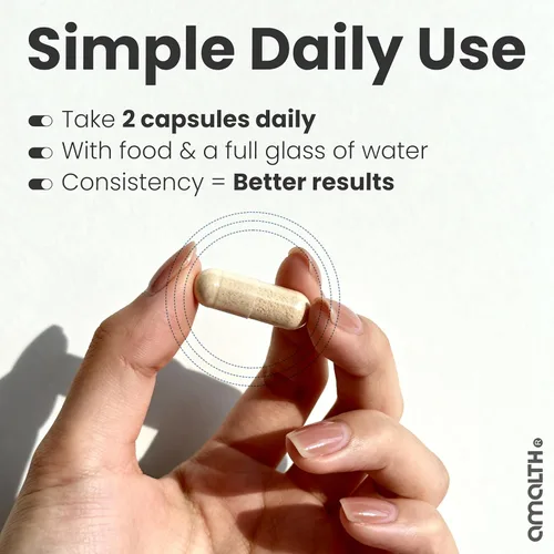 Miniatura 6 de AMALTH Cápsulas de suplemento de extracto de albaricoque (25:1), 120 cápsulas de 500 mg por cápsula, porciones de 1000 mg (paquete de 1)