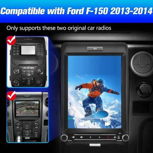 Miniatura 2 de AWESAFE [4 GB+64 GB] para Ford F150 Radio Upgrade 2013 2014, Android 13 8 Core T Style 12.1 pulgadas Pantalla táctil Radio con Carplay Android Auto
