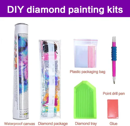 Miniatura 5 de croshom Kit de arte de diamantes 5D atrapasueños, kits de pintura de diamantes de mariposa para adultos principiantes, pintura de taladro redondo