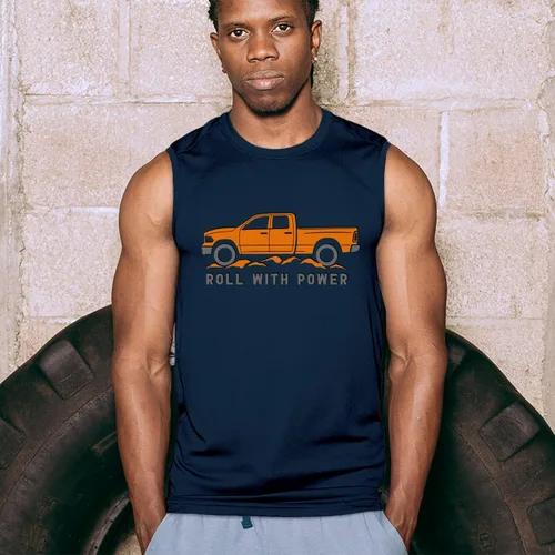 Miniatura 18 de Tee Hunt Camisetas gráficas y camisetas sin mangas para hombre Roll with Power Pickup Truck