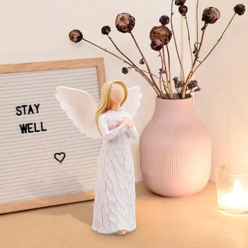 Miniatura 5 de Ángel del recuerdo, figura esculpida pintada a mano, regalo para expresar condolencia, comodidad, amor y curación
