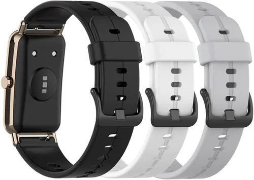 Miniatura 24 de Senter Bandas de silicona suave de 0.630 in para Huawei Watch Fit Mini Smart Watch