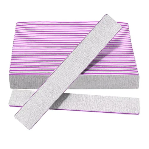 Miniatura 7 de 21 limas de uñas Emery Board, lima de uñas de grano 100/180 para uñas acrílicas y de gel
