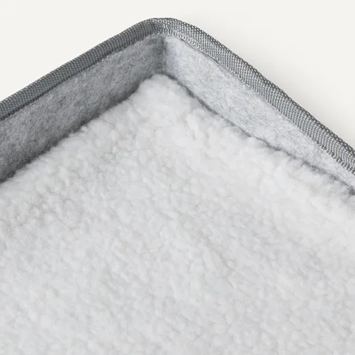 Miniatura 4 de Amazon Basics Cat House 1 piso, condominio plegable para gatos con almohadilla de sisal para rascar, color gris