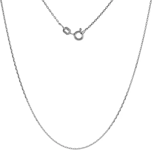 Miniatura 7 de Collar con medallón ovalado de estrella de David de plata de ley, 58 pulgadas