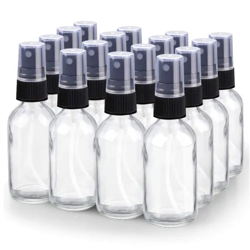Miniatura 16 de Wedama Botella con atomizador, botella de spray de vidrio de niebla fina de 2 onzas, pequeños recipientes de líquido recargables para regar flores