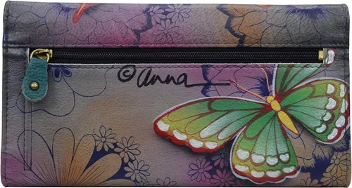Miniatura 2 de Anna by Anuschka Cartera de cuero genuino pintada a mano para mujer