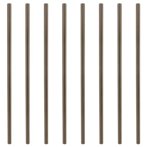 Miniatura 16 de Myard - Balaustres de hierro redondos huecos clásicos de 32 pulgadas para muebles de barandilla de cubierta, porche, escalera, balaustrada