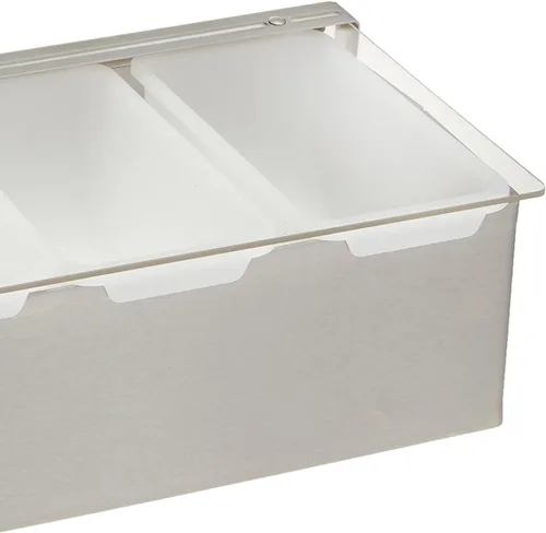 Miniatura 3 de Winco Soporte para condimentos, 4 compartimentos, base S/S