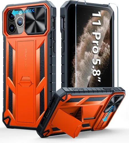 Miniatura 12 de FNTCASE for iPhone 11-Pro Protective Case: Military Grade Drop Proof Protection Rugged 11Pro Cell Phone Cover with Belt Clip Holster Kickstand &