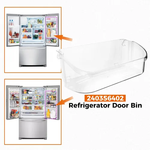 Miniatura 6 de 240356402 Contenedor para puerta de refrigerador, compatible con estante de puerta Frigidaire LFSS2612TF0 FGUS2642LF2 LGUS2642LF1 LFSS2612TE0