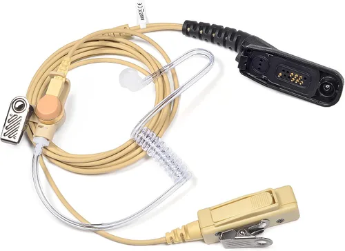 Miniatura 8 de HYS Auricular de vigilancia de 2 vías de radio de bobina acústica para Motorola XPR 6000 XPR6500 XPR6550 XPR 7000 XPR 7550 XiR-P8200 XiR-P8268 Beige