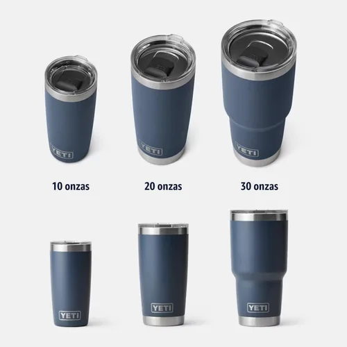 Miniatura 8 de YETI Rambler - Vaso de acero inoxidable con aislamiento al vacío de 20 onzas con tapa MagSlider amarillo (Firefly Yellow)