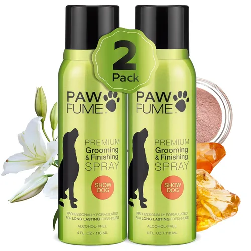 Miniatura 10 de PAWFUME - Perfume en aerosol para perros para aseo, cinta azul, paquete de 1 – Mantén a tu cachorro fresco todo el día – Probiótico, sin alcohol