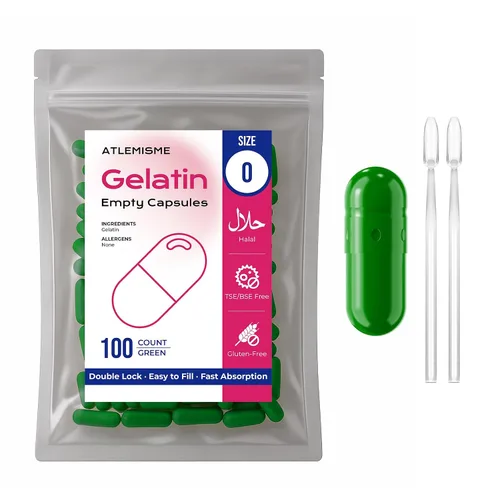 Miniatura 8 de Blue Size 0 Cápsulas vacías de gelatina (100 unidades) – Cápsulas de gel de relleno de bricolaje con 2 cucharas de relleno para cápsula (azul)