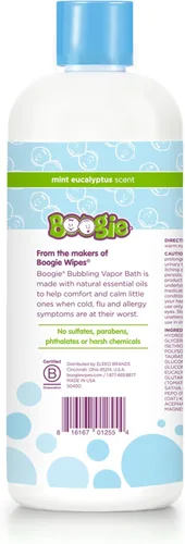 Miniatura 2 de Boogie Baño de vapor burbujeante para niños, 18 onzas líquidas, baño de burbujas suave y relajante para niños, fabricado con aceites esenciales