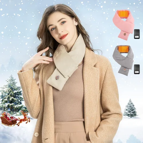 Miniatura 7 de ASLDOIWEH Heated Scarf for Women & Men Christmas Gifts, Electric Heating Scarf with 4000 mAh Power Bank, Neck Heating Pad for Neck Pain, USB
