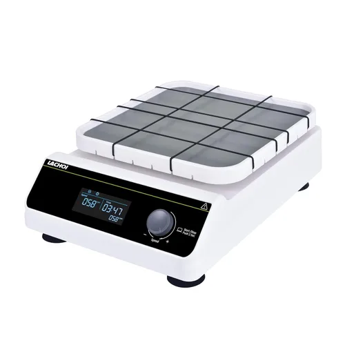 Agitador lineal LCD de 40 a 300 rpm, capacidad de 4.4 lbs, con temporizador, agitador lineal digital con modo continuo o modo de temporizador para