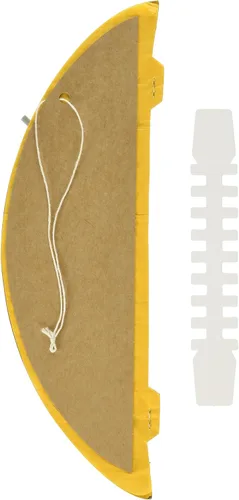 Miniatura 2 de Pkgd Pañuelo de Fútbol con Cordones (negro y amarillo dorado) Accesorio de fiesta (1 unidad) (1/paquete)