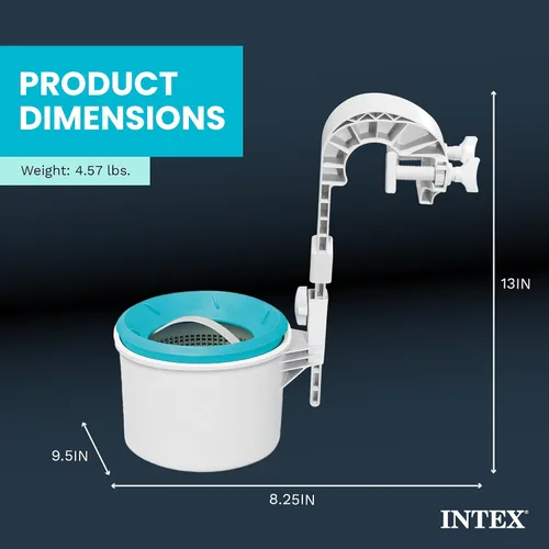 Miniatura 3 de Intex Deluxe Limpiador automático de superficie para piscina montado en pared - 800 GPH+