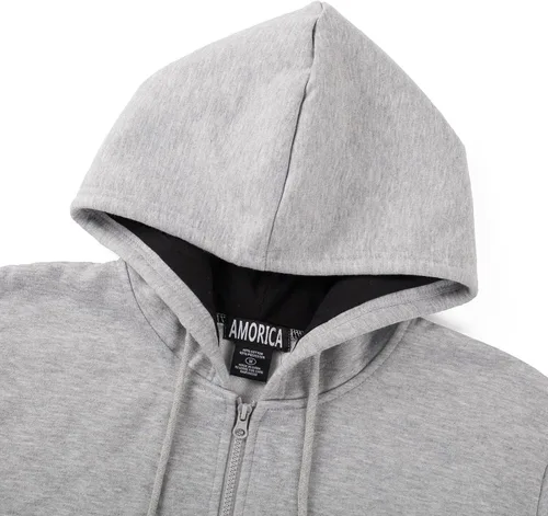 Miniatura 3 de ANGELA BEBE Conjunto deportivo para hombre, 2 piezas, sudadera con capucha y sudadera para hombre