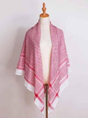 Miniatura 6 de keffiyeh árabe para hombre turbante musulmán palestina bufanda árabe saudí agal jeque gorros disfraz para hombre