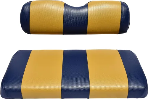 Miniatura 6 de Juego de fundas universales de repuesto para asiento trasero de carrito de golf, hechas con vinilo de grado marino, instalación de grapas