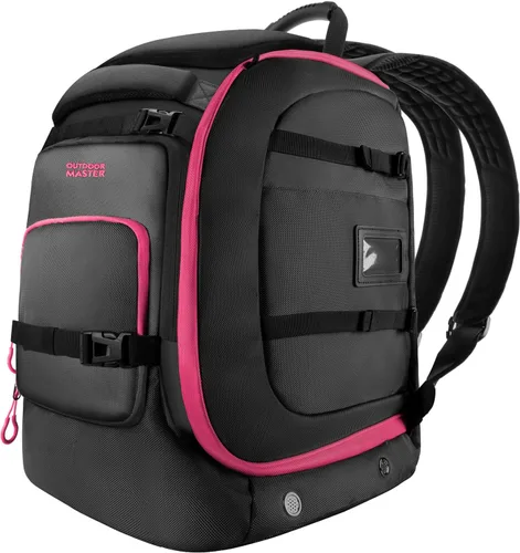 Miniatura 10 de OutdoorMaster Bolsa de bota, impermeable, 65 L, para esquí, snowboard, con cojín de aire, almohadilla de hombro, bolsa de equipo de esquí, mochila