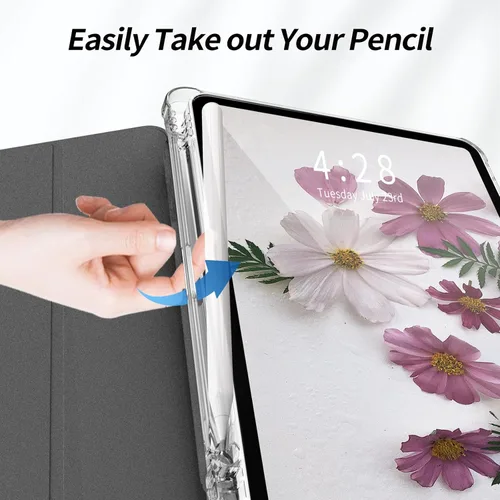 Miniatura 8 de Kenke - Funda para iPad Pro de 11 pulgadas 4ª/3ª/2ª/1ª generación 2022/2021/2020/2018 con soporte para carga de segundo lápiz con soporte