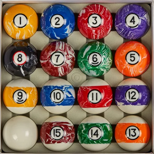 Miniatura 7 de Collapsar Pelotas de billar de lujo de 2-1/4 pulgadas estilo mármol remolino bola de billar juego completo de 16 bolas (varios estilos disponibles)